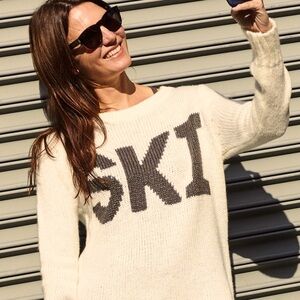 Wooden Ships by Paola Buendia ‘SKI’ Crew Sweater